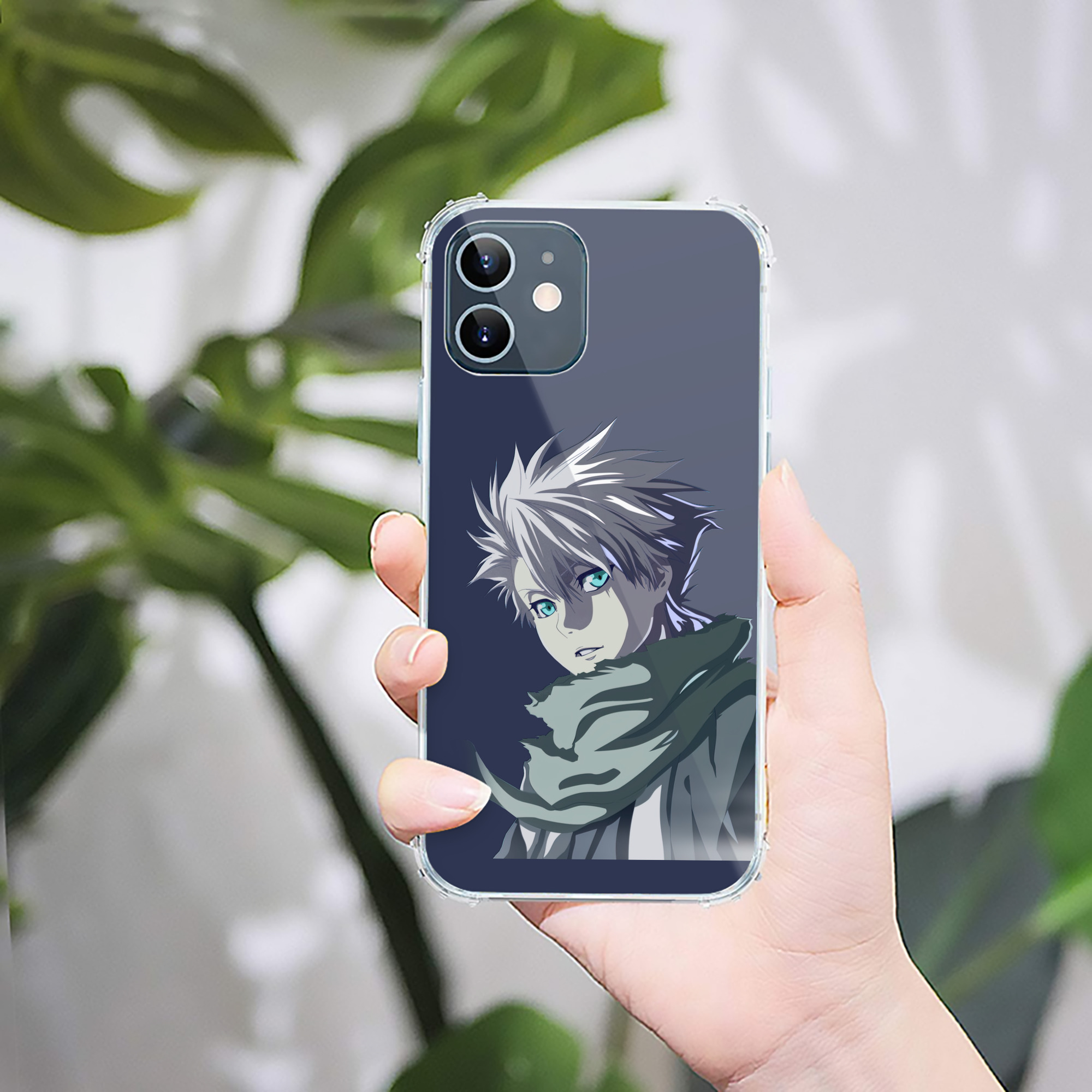 （画像用） ブリーチ 日番谷冬獅郎（ひつがや とうしろう） BLEACH Hitsugaya Toushirou 【iPhone 12シリーズ対応】透明スマホケース（クリアソフトケース）
